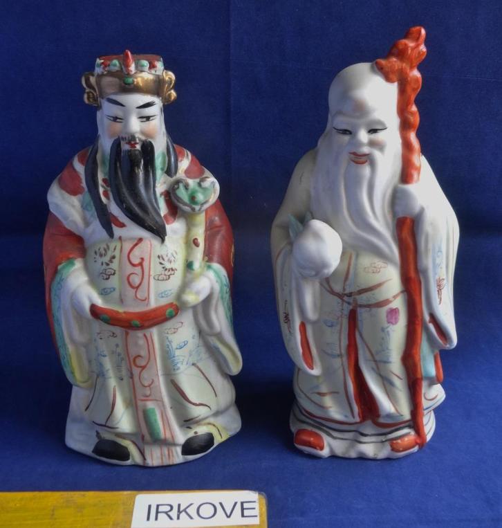 CHINEES ZES BEELDEN * Monnik , Vrouw en Keizer *, Antiek en Kunst, Kunst | Beelden en Houtsnijwerken, Verzenden