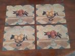 Set van 4 vintage onderzetters van Pimpernel lxb=4030, Huis en Inrichting, Ophalen of Verzenden, Gebruikt, Bord