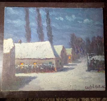 oud schilderij  beschikbaar voor biedingen