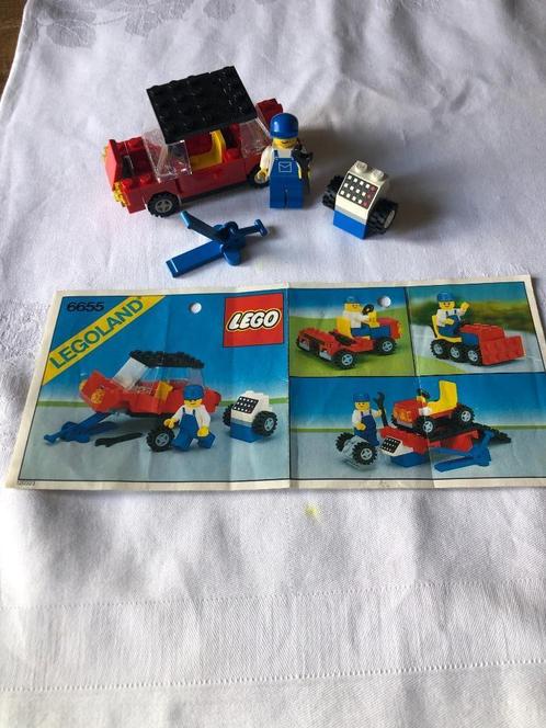 legoLEGO - retro - set 6655 - automonteur, Kinderen en Baby's, Speelgoed | Duplo en Lego, Gebruikt, Lego, Complete set, Ophalen of Verzenden