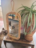 Boho bamboe spiegel ️, Huis en Inrichting, Woonaccessoires | Spiegels, Ophalen of Verzenden