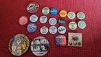 Beatles 21 buttons (2), Verzamelen, Speldjes, Pins en Buttons, Ophalen of Verzenden, Gebruikt, Overige onderwerpen