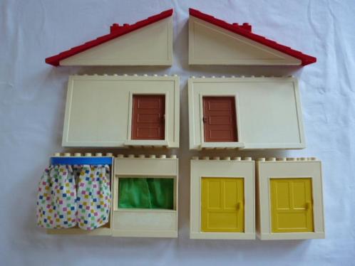 * Duplo: Muurdelen, dak, douchegordijn, gordijnen, muur *, Kinderen en Baby's, Speelgoed | Duplo en Lego, Gebruikt, Duplo, Losse stenen
