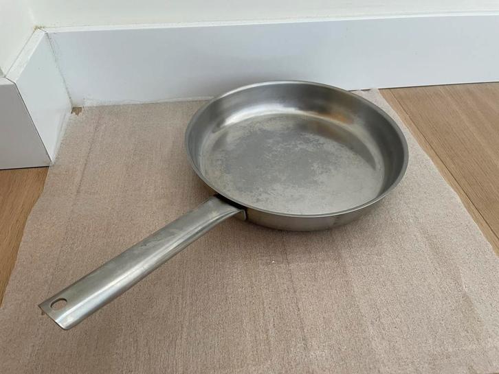 Pannenset Sigg en La Pentole, Huis en Inrichting, Keuken | Potten en Pannen, Zo goed als nieuw, Pannenset, Rvs, Ophalen of Verzenden