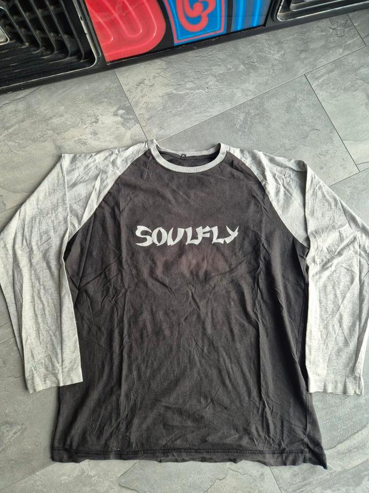 Vintage Soulfly T-Shirt Maat XL, Kleding | Heren, T-shirts, Gedragen, Maat 56/58 (XL), Ophalen of Verzenden