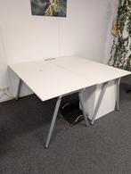 2 Ikea Bureaus 160x80, In Hoogte Verstelbaar, Huis en Inrichting, Bureaus, Ophalen, In hoogte verstelbaar, Gebruikt, Bureau