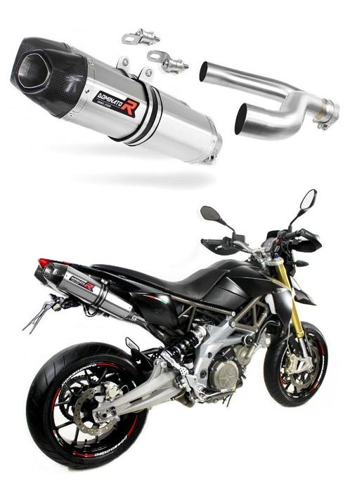 Dominator Uitlaat Uitlaten Aprilia Shiver Dorsoduro 750 900, Motoren, Onderdelen | Merk-onafhankelijk, Nieuw, Verzenden