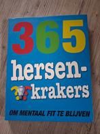 365 Hersenkrakers - Puzzelboek voor Mentale Fitheid, Ophalen of Verzenden, Zo goed als nieuw, Puzzelboek