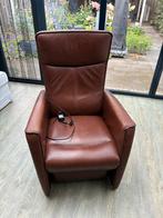 Relax fauteuil, sta op stoel, Prominent, leer, elektrisch, Huis en Inrichting, Fauteuils, Ophalen, Gebruikt, Minder dan 75 cm