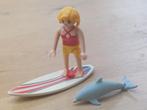 Playmobil Surfer met dolfijn (5372) - compleet, Kinderen en Baby's, Speelgoed | Playmobil, Ophalen of Verzenden, Gebruikt