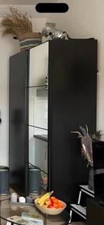 Pax kast van Ikea in donkerbruin / zwart met schuifdeuren, Huis en Inrichting, Kasten | Kledingkasten, Ophalen, 200 cm of meer