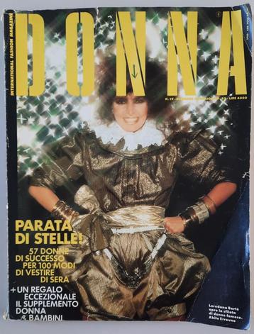 Italiaans magazine DONNA dicembre/gennaio 1981/1982 beschikbaar voor biedingen