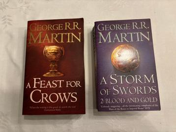 George rr martin game of thrones engels 2 stuks! A feast for beschikbaar voor biedingen