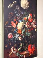 Leuk schilderij bloemen in vaas, aluminium, Antiek en Kunst, Ophalen