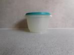 Tupperware Servalier Bowl 13 cm. Transparant Groen Deksel, Huis en Inrichting, Ophalen of Verzenden, Zo goed als nieuw, Groen