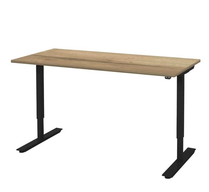 Elektrisch zit/sta bureau 180x80 cm, met memory display, Huis en Inrichting, Bureaus, Gebruikt, Elektrisch, In hoogte verstelbaar