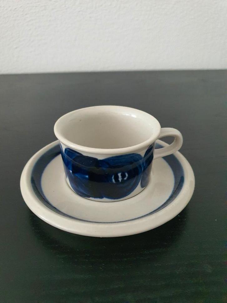 Arabia Kop en Schotel, Antiek en Kunst, Antiek | Servies los, Ophalen of Verzenden