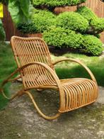 Fraaie Vintage Rotan Rohé Stoel / Fauteuil voor jong meisje, Huis en Inrichting, Stoelen, Ophalen, Gebruikt, Overige kleuren, Riet of Rotan