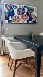 6 Eettafel stoelen ikea, Huis en Inrichting, Stoelen, Ophalen, Zo goed als nieuw, Wit