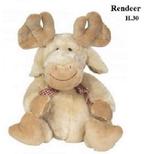 Rendier Rudolf hert knuffel Fluffy Stuff, Verzenden, Nieuw