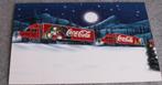 dubbele CocaCola Kerstkaart Cola Kersttruck Prettige feesten, Ophalen of Verzenden, Nieuw, Gebruiksvoorwerp