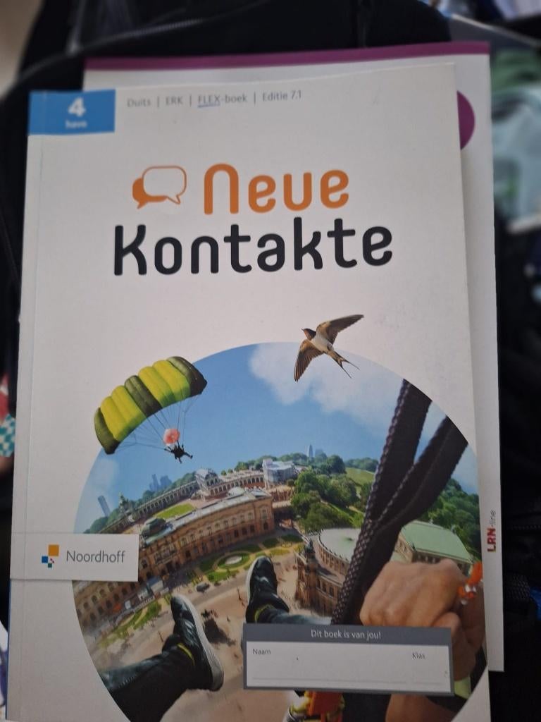 Neue Kontakte 4 havo Duits, Boeken, HAVO, Zo goed als nieuw, Noordhoff Uitgevers, Verzenden