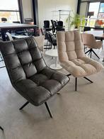 Draaifauteuil fauteuils Eco Leer, Huis en Inrichting, Minder dan 75 cm, Nieuw, Ophalen of Verzenden, Metaal