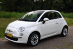 Fiat 500 1.2 Lounge*Airco*Dak*50Dkm*Pdc*Mtf Stuur*Lm velgen*, Gebruikt, 4 cilinders, 840 kg, Leder en Stof