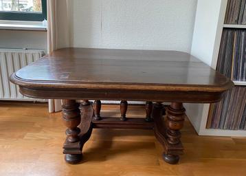 SALONTAFEL - Antiek Eikenhout beschikbaar voor biedingen