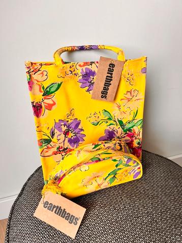 Earthbags- nieuwe tassenset shopper met bijpassend tasje beschikbaar voor biedingen