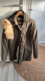 Groene parka jas Woolrich maat S, Ophalen of Verzenden, Woolrich, Maat 36 (S), Gedragen