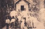 Kei-Eilanden  (Molukken)  -   onderwijzer met familie , 1918, Ophalen of Verzenden, Voor 1920, Gelopen, Buiten Europa