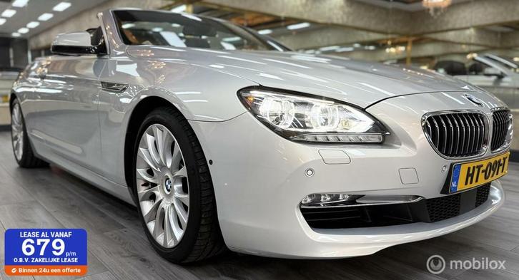 BMW 6-serie Cabrio 640i, Auto's, BMW, Bedrijf, Te koop, 6-Serie, 360° camera, ABS, Achteruitrijcamera, Adaptive Cruise Control