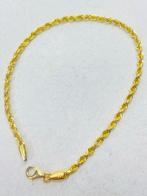 Gouden armband - rope model - 14 karaat, Ophalen of Verzenden, Zo goed als nieuw, Goud