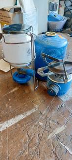 Camping gaz brander en lamp, Caravans en Kamperen, Kampeeraccessoires, Ophalen of Verzenden, Zo goed als nieuw