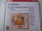 MOZART Complete quintets volume one 2 - CD NIEUWSTAAT, Cd's en Dvd's, Cd's | Klassiek, Kamermuziek, Boxset, Ophalen of Verzenden