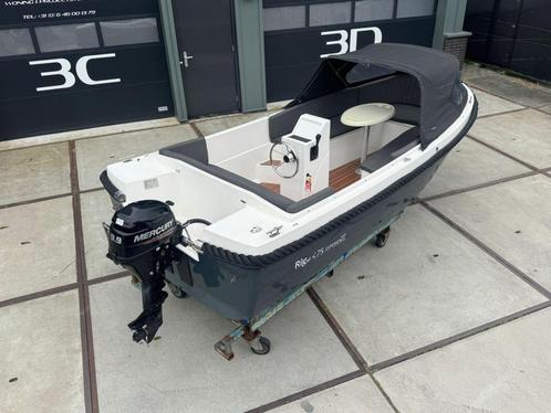 Riga 475 Sloep Compleet incl. Mercury 9,9PK 4-takt, Watersport en Boten, Sloepen, Gebruikt, Tot 10 pk, 3 tot 6 meter, Buitenboordmotor