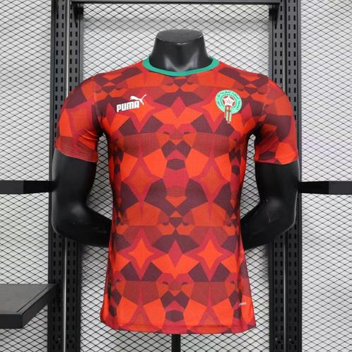 Marokko 23/24 players version S t/m 4XL, Sport en Fitness, Voetbal, Zo goed als nieuw, Shirt, Maat XS of kleiner, Ophalen of Verzenden