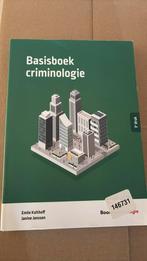 Basisboek crimonologie, Boeken, Studieboeken en Cursussen, Ophalen of Verzenden, Zo goed als nieuw, Emile Kolthoff