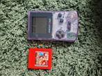 Game Boy Color Transparant Paars + Pokemon Red, Spelcomputers en Games, Spelcomputers | Nintendo Game Boy, Ophalen of Verzenden