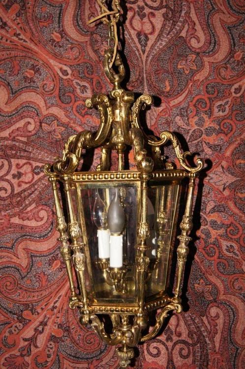 Hanglamp  ( Brons Antiek, Antiek en Kunst, Antiek | Lampen, Verzenden