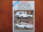 Toyota Dyna Hilux, Boeken, Auto's | Folders en Tijdschriften, Nieuw, Ophalen of Verzenden, Toyota
