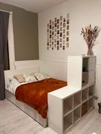 IKEA MALM bed 200x140, Huis en Inrichting, Ophalen, Gebruikt, Wit, Tweepersoons