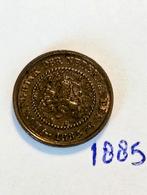 Halve cent 1885 Koning Willem 3, Postzegels en Munten, Munten | Nederland, Ophalen of Verzenden, Koning Willem III, Overige waardes