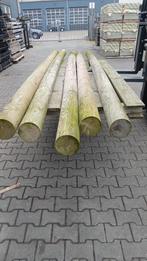 Restpartij 5 ronde geïmpregneerde palen Ø 14 x 400 cm, Tuin en Terras, Ophalen, Nieuw, 250 cm of meer, Palen