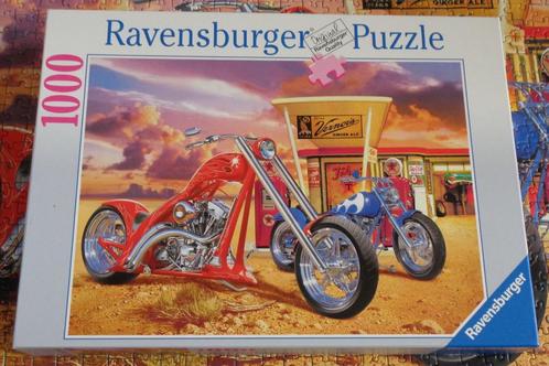 Legpuzzel Ravensburger – 1000 stukjes – Hot Wheels, Hobby en Vrije tijd, Denksport en Puzzels, Zo goed als nieuw, Legpuzzel, 500 t/m 1500 stukjes