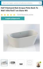 Arcqua pinto back to wall ligbad, cast marble 160x70 nieuw!, Ophalen, Nieuw