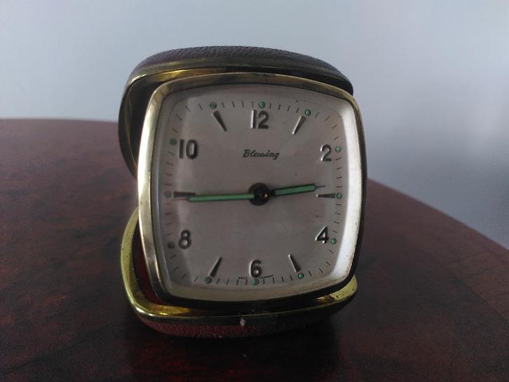 Vintage reiswekker Blessing, Verzamelen, Retro, Huis en Inrichting, Ophalen of Verzenden