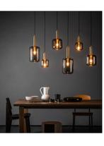 Lucide Joanet Hanglamp - 6 lichts, Huis en Inrichting, Lampen | Hanglampen, Ophalen, Nieuw, Glas, Minder dan 50 cm