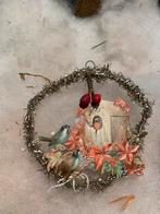 #kerst antiek tinsel ornamenten kerstboom versiering, Diversen, Kerst, Gebruikt, T, Ophalen of Verzenden, N